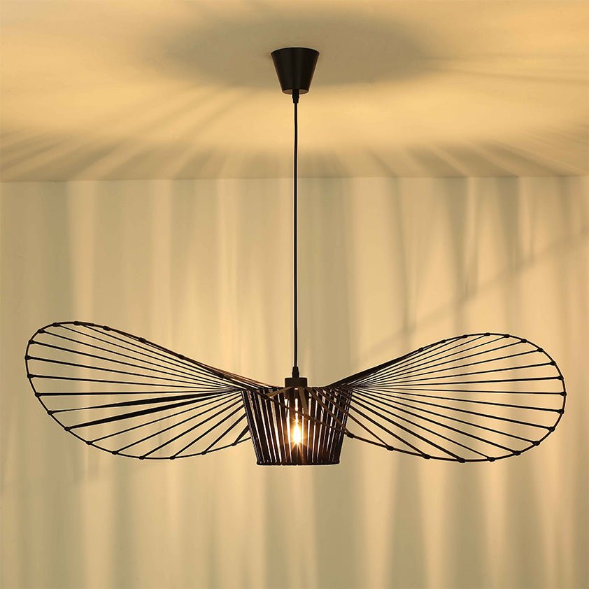 1-Light Creative Modern Chandelier with Hat Linear