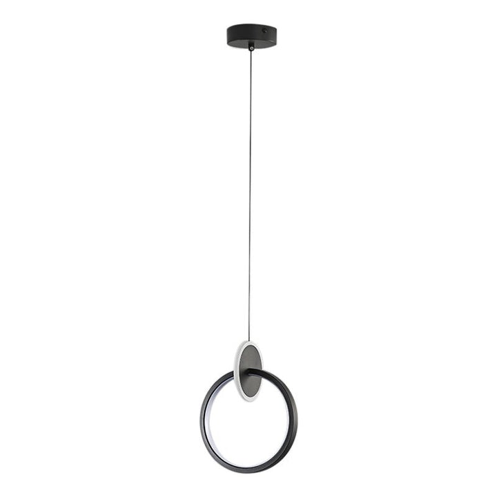 Contemporary Ring Round LED Pendant Light with 3 Color Temperature Options