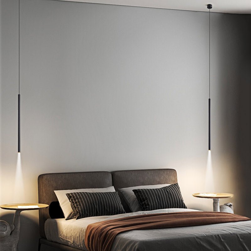 This Minimalist 3W LED Mini Strip Pendant Light will make a sleek and stylish addition to any modern home. Its elegant design is the perfect balance of simplicity and sophisticated, while its integrated, energy-efficient LED brings a focused glow beneath the fixture. Feel inspired and add a touch of luxury to your space! 