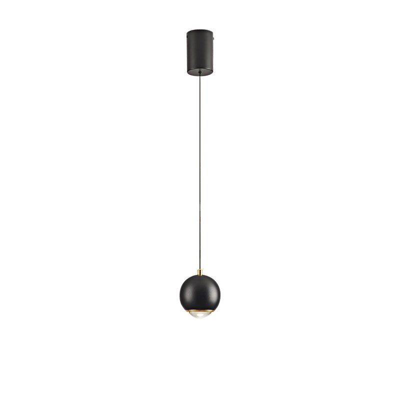 Add a modern touch to your living space with this Minimalist Single Light Sphere Mini Pendant Light Spot Light! The mini globe shape with spot light and auto-lifting kit on the canopy provide task lighting perfect for bedside or bathroom vanity. Experience adjustable, tailored illumination with effortless ease.