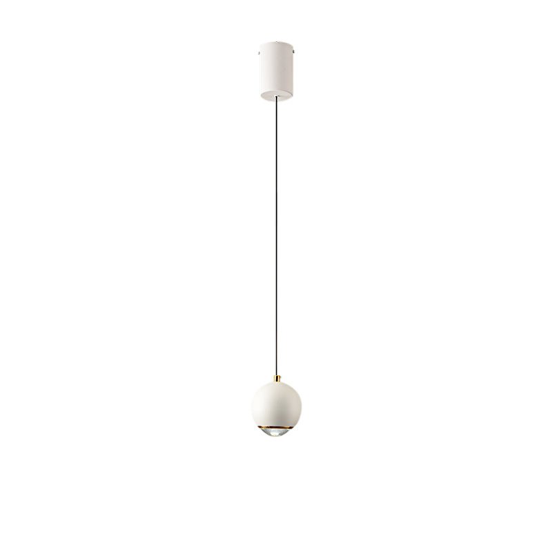 Add a modern touch to your living space with this Minimalist Single Light Sphere Mini Pendant Light Spot Light! The mini globe shape with spot light and auto-lifting kit on the canopy provide task lighting perfect for bedside or bathroom vanity. Experience adjustable, tailored illumination with effortless ease.