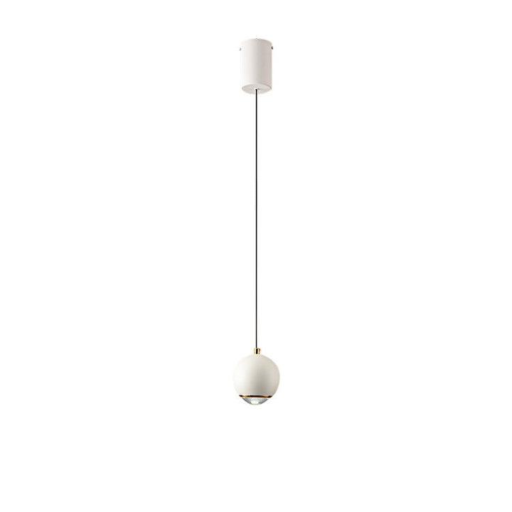 Add a modern touch to your living space with this Minimalist Single Light Sphere Mini Pendant Light Spot Light! The mini globe shape with spot light and auto-lifting kit on the canopy provide task lighting perfect for bedside or bathroom vanity. Experience adjustable, tailored illumination with effortless ease.