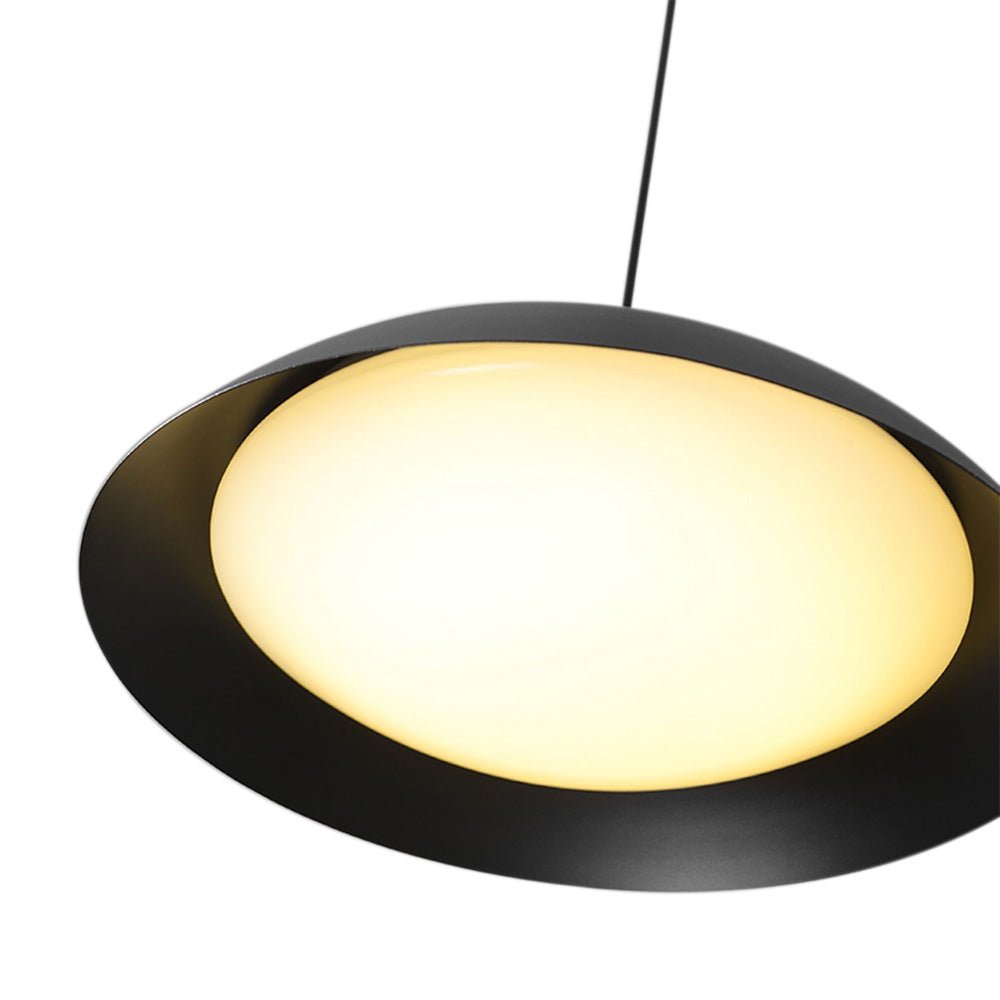 Modern 12W LED Saucer Dome Pendant Lighting 13.8in Dining Room Pendant