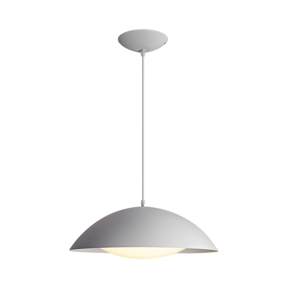 Modern 12W LED Saucer Dome Pendant Lighting 13.8in Dining Room Pendant