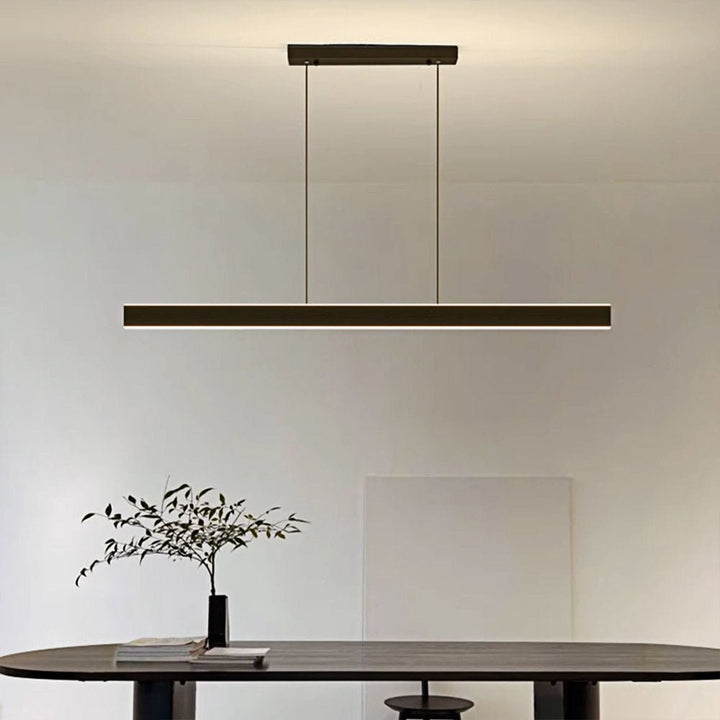 Modern Dimmable LED Linear Chandelier Pendant Up and Down Light Suspension