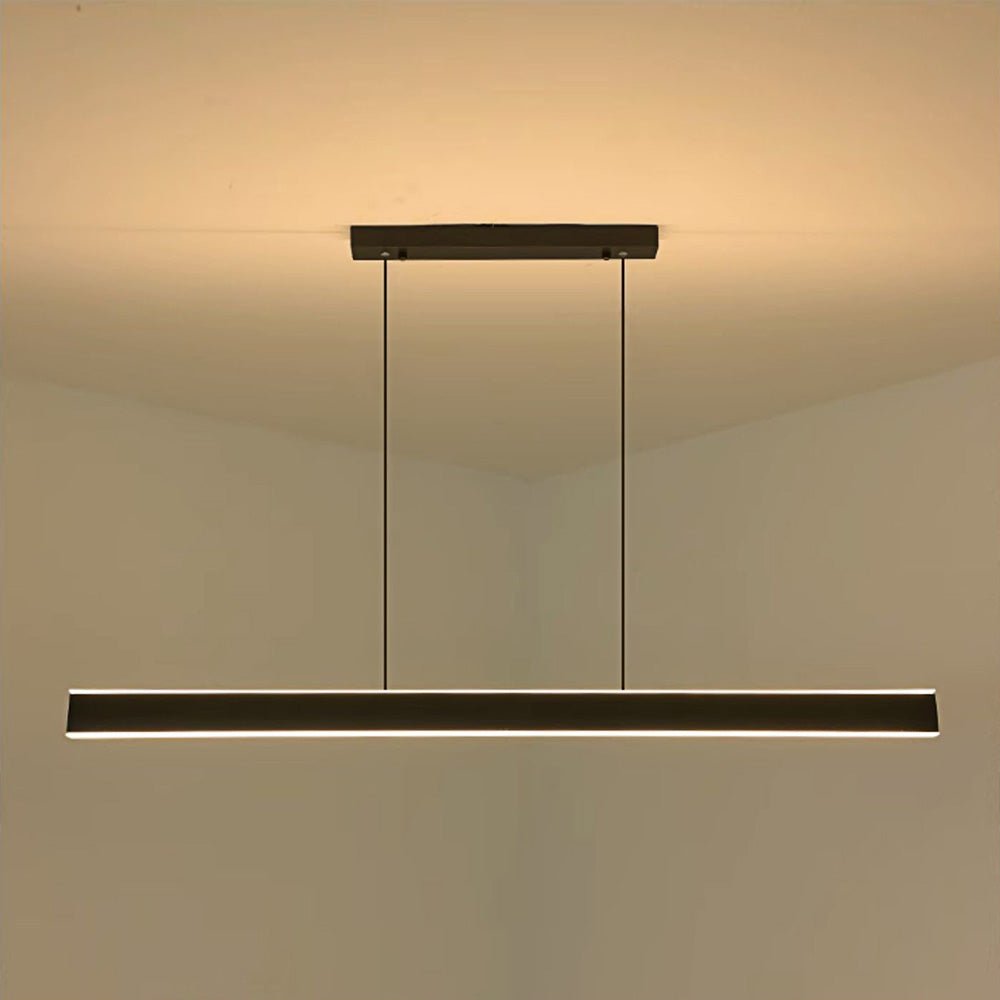 Modern Dimmable LED Linear Chandelier Pendant Up and Down Light Suspension