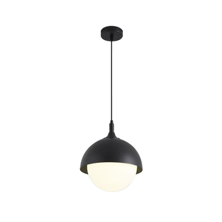 Light up any space with the Nordic Modern 1-Light Globe Pendant Light. This stylish metal dome pendant light features a dome shade holder and an opal glass diffuser, emitting a soft warm light perfect for any bedside, dining room, or kitchen island. With a modern black or modern white finish, this pendant light is sure to add a touch of modern elegance to your home.