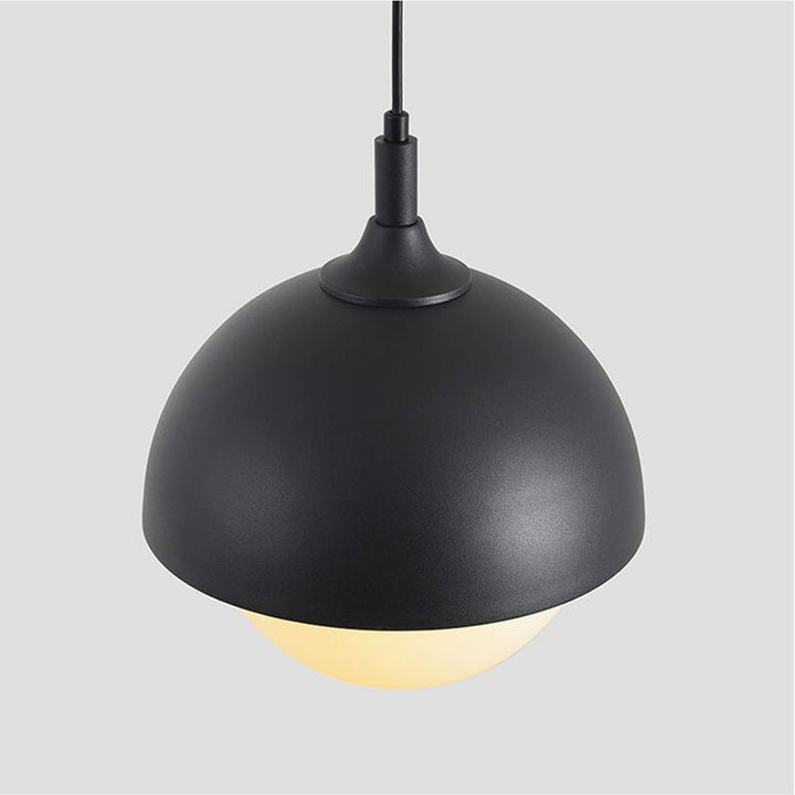 Nordic Modern 1-Light Globe Pendant Light with Opal Diffuser