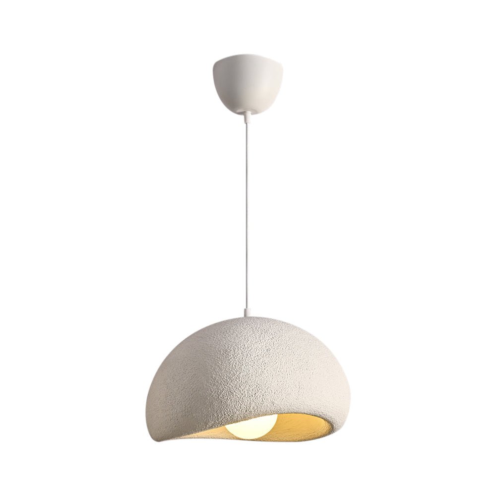 Nordic Modern 1-Light Textured Ceramic Dome Pendant Light