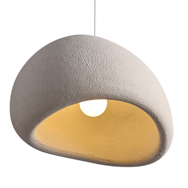 Nordic Modern 1-Light Textured Ceramic Dome Pendant Light