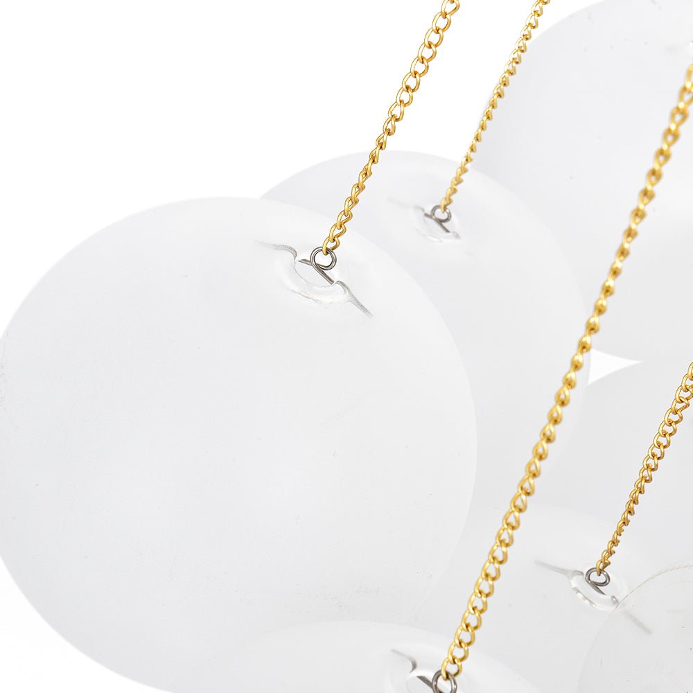 Modern 3-Light Cloud Cluster Glass Chandelier 37 Globes